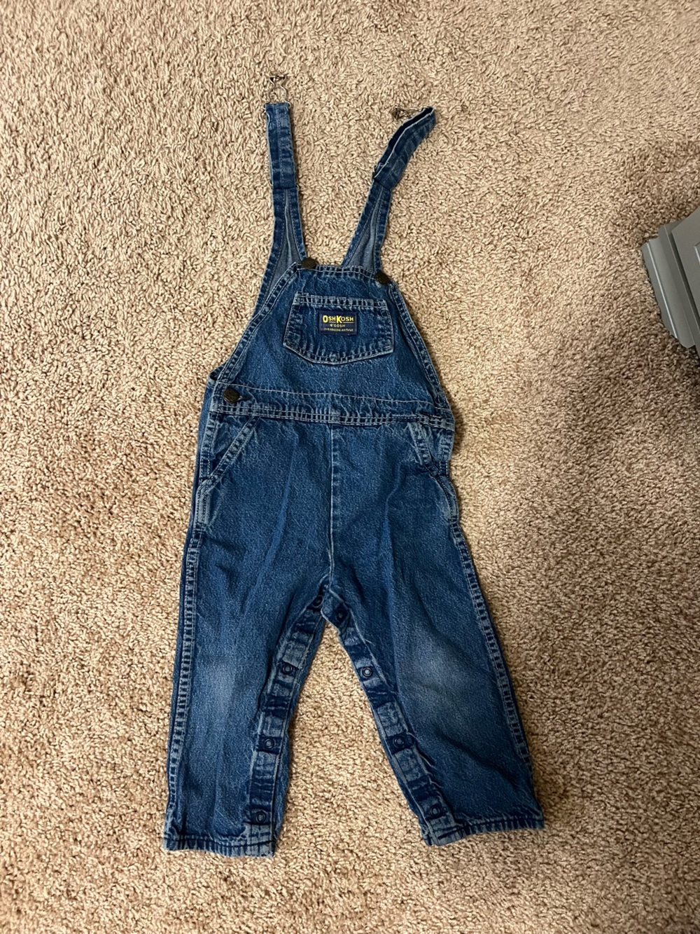 Vintage OshKosh B'gosh Dark Blue Denim Overalls